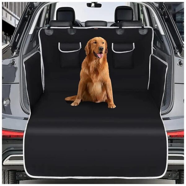 SUV Trunk Cover for Dogs - Waterproof Cargo Liner with Side and Bumper Protector