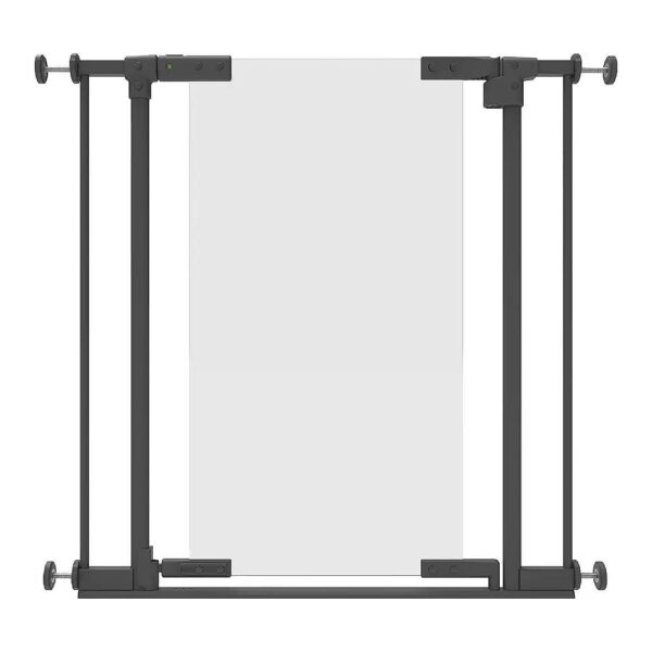 Safe Step Auto Close Walk Through Baby Gate For Stairs Clear Acrylic Wide 8-3