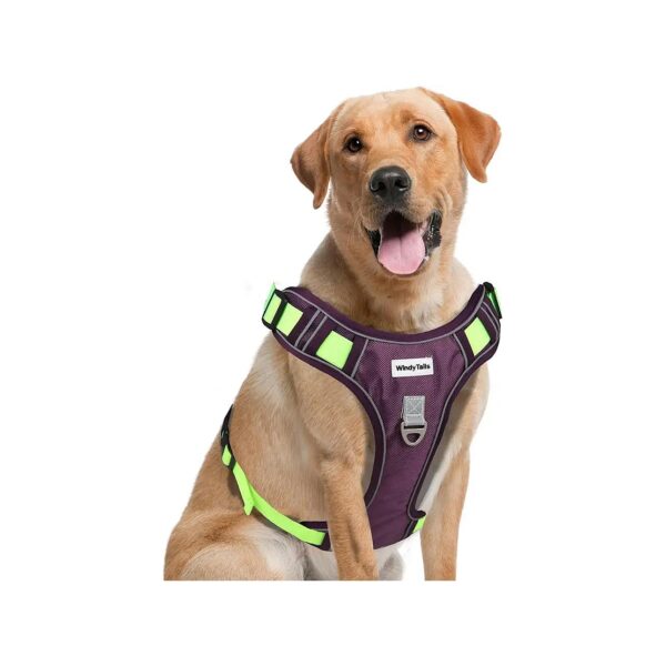 Safe and Adjustable Dog Harness for Large Dogs with Front Clip and Reflective Materials