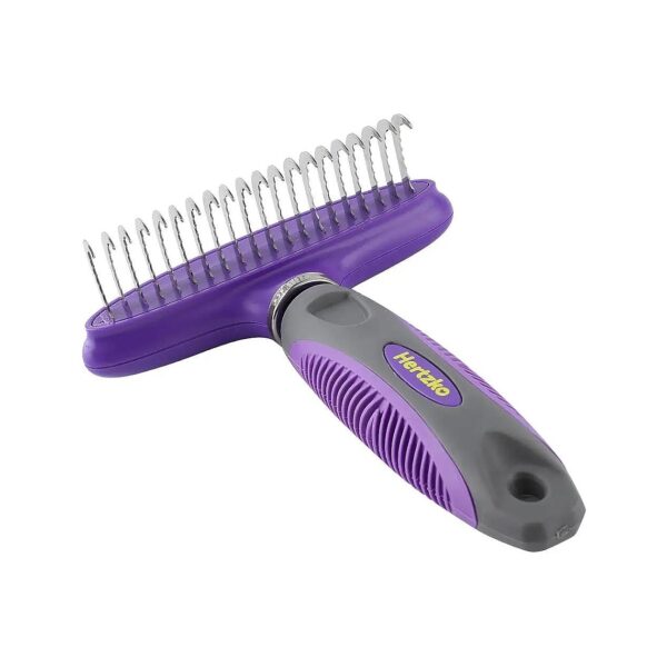 Safe and Effective Undercoat Dematting Comb for Dogs and Cats of All Sizes