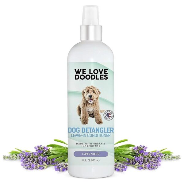 Safe and Gentle Dog Dematting Spray for All Coat Types - Lavender Scent