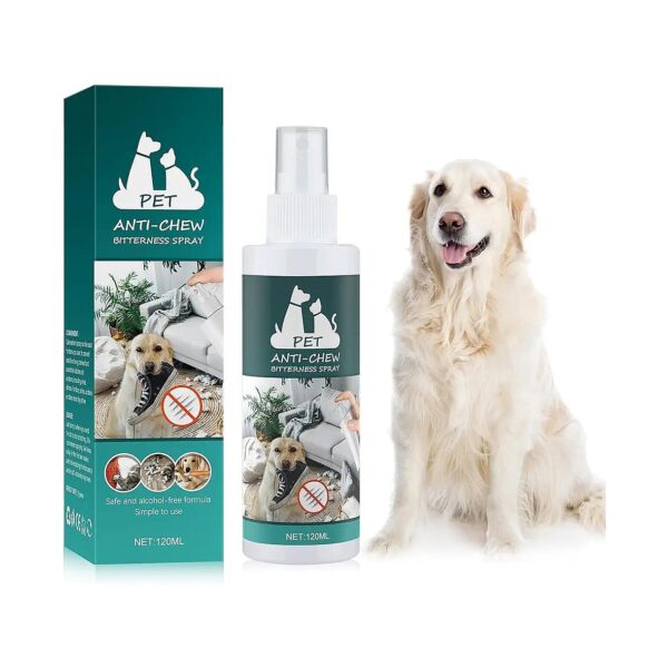 Safe and Gentle No Chew Spray for Dogs and Puppies to Prevent Chewing