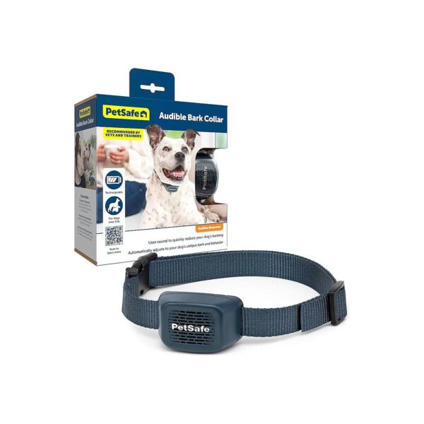 Safe and Rechargeable Dog Collar for Audible Barking Correction