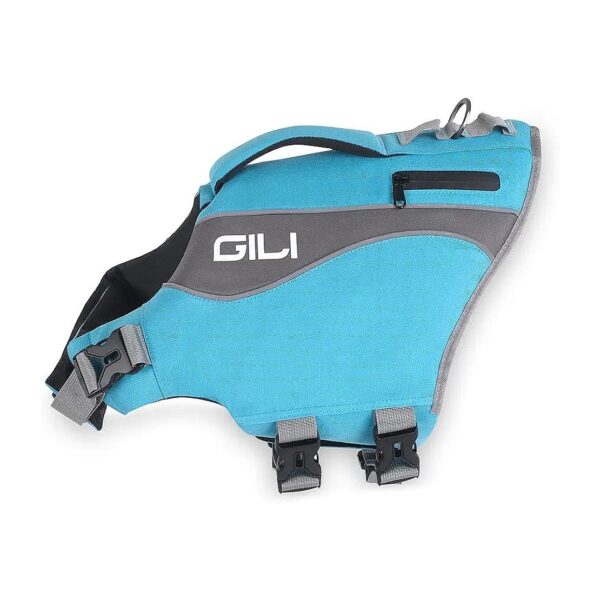 Safe and Secure Dog Life Jacket with Full-Length Floating Device Straps and D-Ring Clip