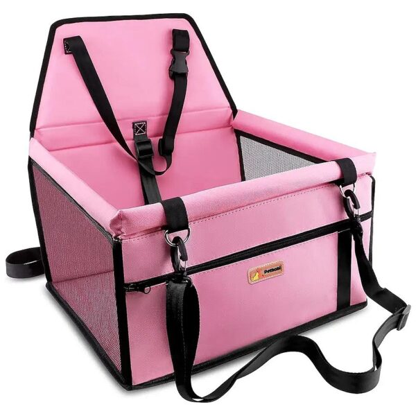 Safe and Stable Pet Travel Bag with Adjustable Harness and PVC Tube