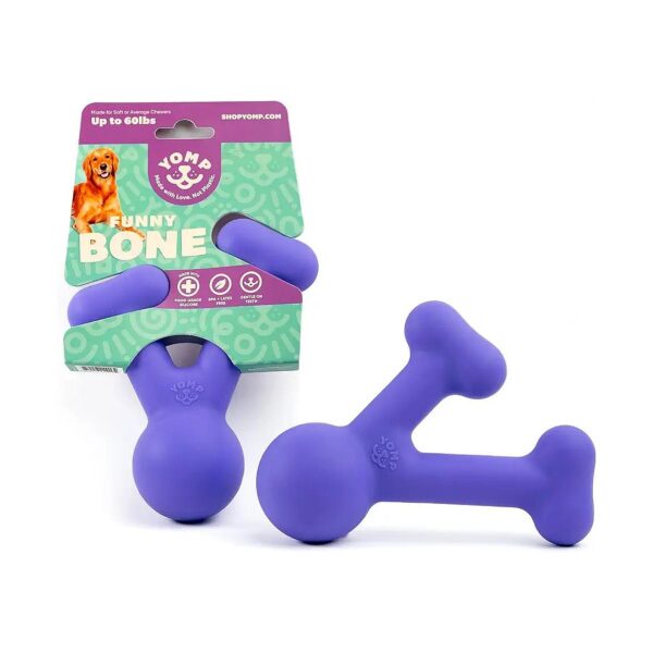 Safe and Textured Silicone Dog Chew Toy for Interactive Play, Soft to Medium Chewers Only