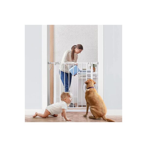 Safety Metal Pet Child Gate for Dogs and Babies