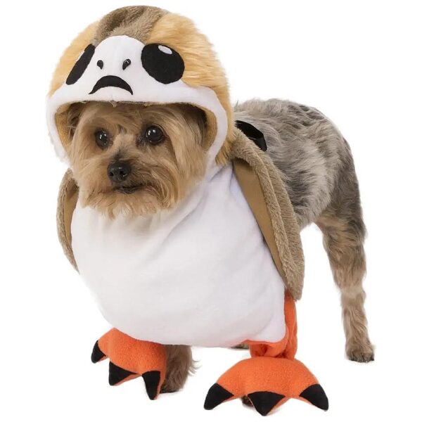 Safety-Tested and Branded Star Wars Porg Pet Costume, Large Size