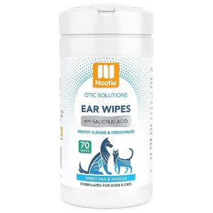 Salicylic Acid Ear Wipes for Dogs and Cats Sold in Over Vet Clinics