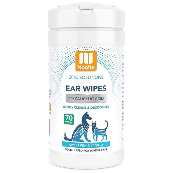 Salicylic Acid Ear Wipes for Dogs and Cats Sold in Over Vet Clinics