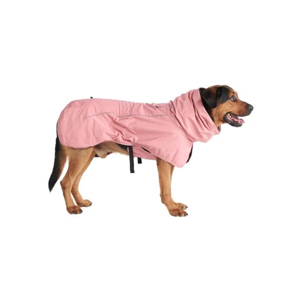 Sea Pink Dog Raincoat XX-Large Comfort and Protection for Dogs