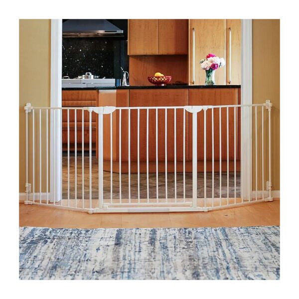 Secure and Durable Baby Gate for Large Openings and Fireplaces - European Standards