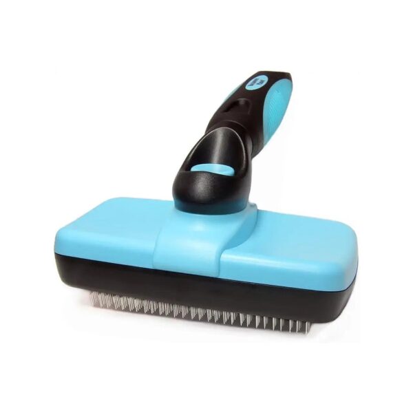 Self Cleaning Dog Slicker Brush Gently Removes Loose Hair Mats Tangles Dander