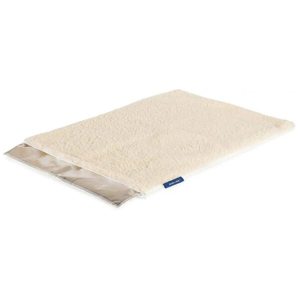 Self Heating Large Faux Sheepskin Pet Pad for Cats and Dogs without Power or Batteries