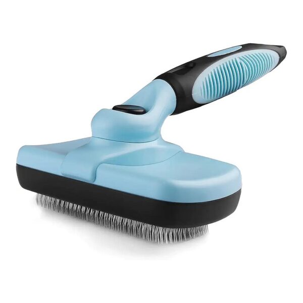 Self-Cleaning Slicker Brush for Dogs and Cats with Retractable Design