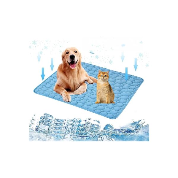 Self-Cooling Dog Cooling Mattress for Small Breeds with Washable and Foldable Design