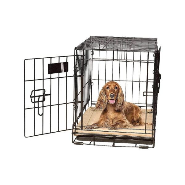 Self-Warming Crate Pad for Medium Breed Dogs with Corner Slits