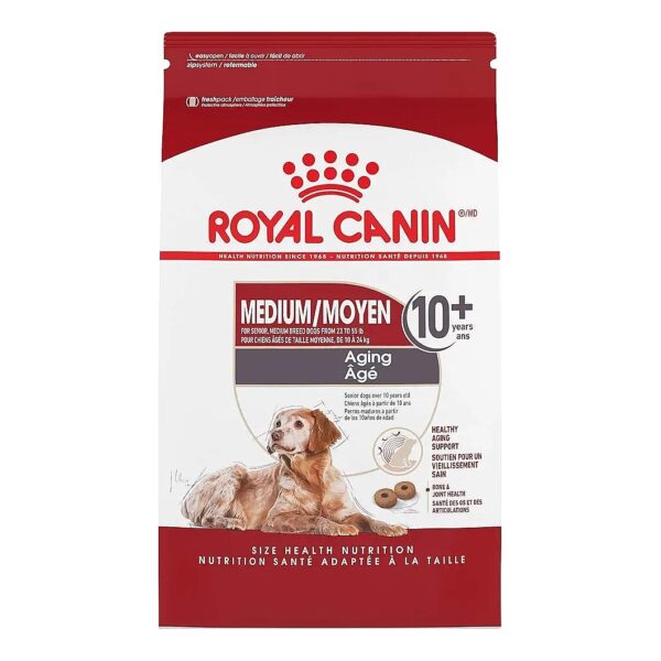 Senior Dog Food for Medium Breeds 10+ Years with Healthy Aging and Mobility Support