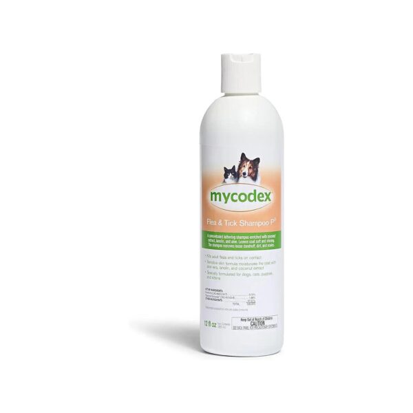 Sensitive Skin Shampoo for Dogs and Cats with Oatmeal, Lanolin, and Aloe