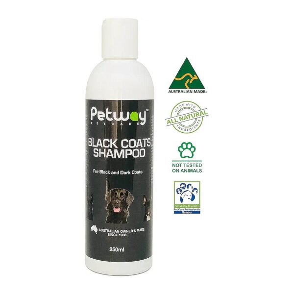 Shampoo for Dogs with Black Coats Free of Parabens, Enzymes, and Phosphates