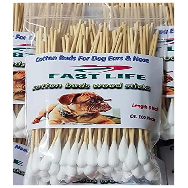 Short Length Cotton Swab 15cm 6 for Easy First Aid on Pets