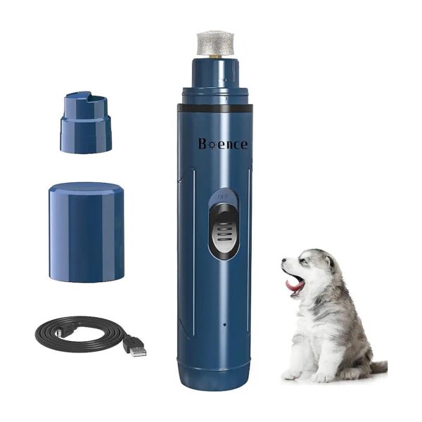 Silent and Portable Pet Dog Cat Nail Grinder for Grooming and Trimming