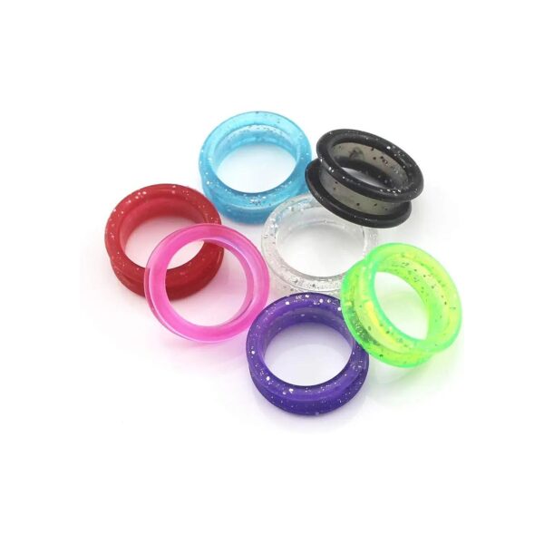 Silica Rubber Finger Grip Inserts for Pet Shears with Candy Colors