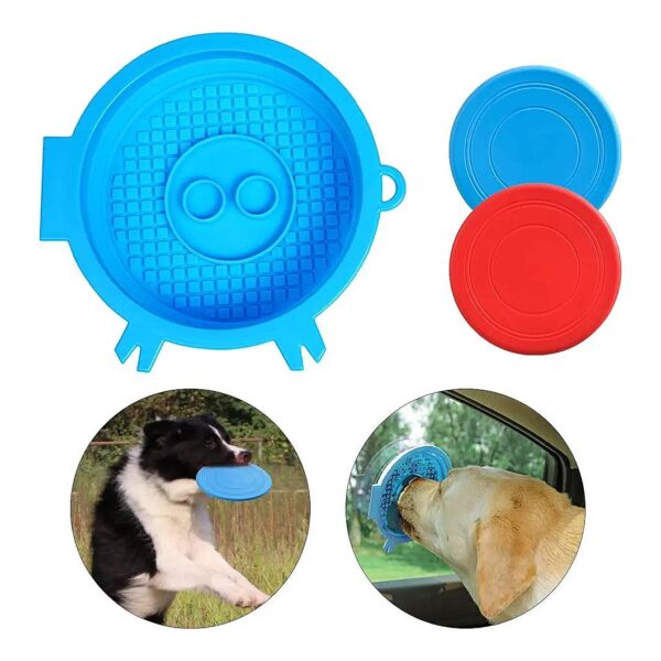 Silicone Dog Lick Mats with Strong Suction Cups for Stress Relief and Training