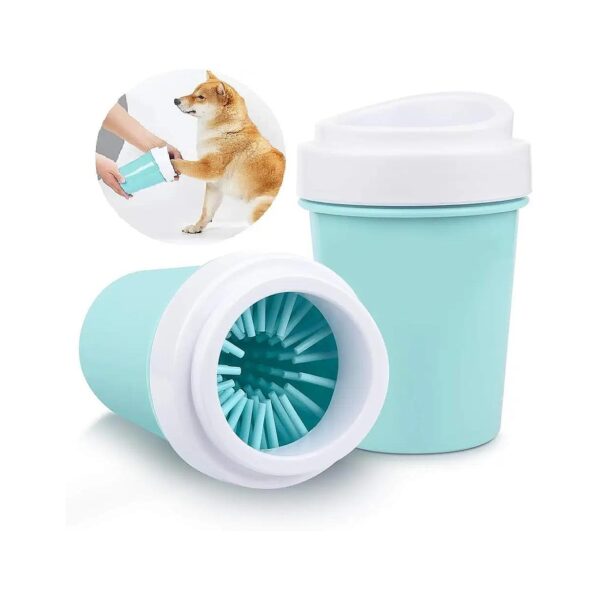 Silicone Portable Dog Paw Cleaner Brush Massage Combing Cleaner Cup