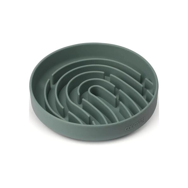 Silicone Slow Feeder Dog Bowl for Healthy Eating Habits, 8 Cups, Absorbable Non-Slip Base