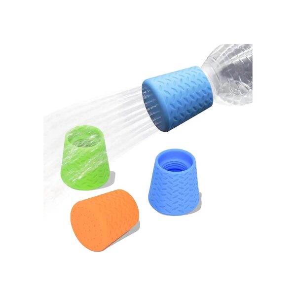 Silicone Water Bottle Cap Sprinkler for Plants, Beach, and Camping Travel Accessories