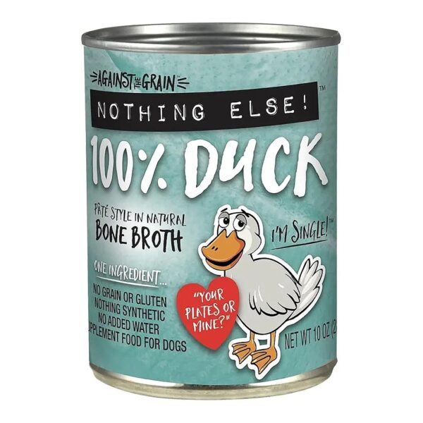 Single Ingredient Duck Canned Dog Food for Young Adult Grain Free Diets