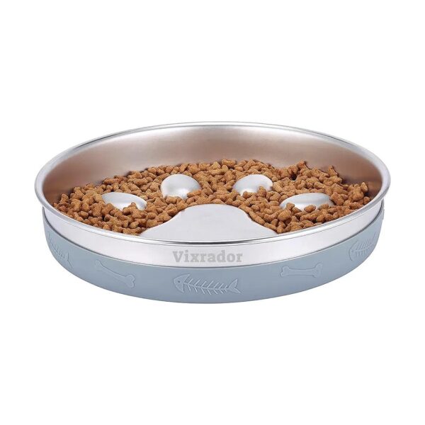 Slow Down Eating Dog Bowl for Small Medium Large Breeds with Stainless Steel Material