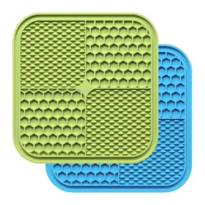 Slow Feeder Lick Mats for Dogs and Cats with Unique Patterns