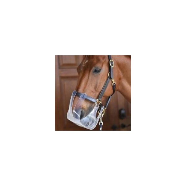 Slow Feeding Horse Grazing Muzzle with Buckle Closure and Adjustable Strap