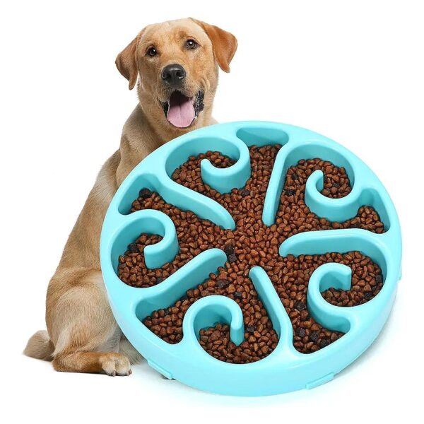 Slow Food Feeder Bowls For Large Medium Small Dogs Non Slip Maze Puzzle Bowl Pet