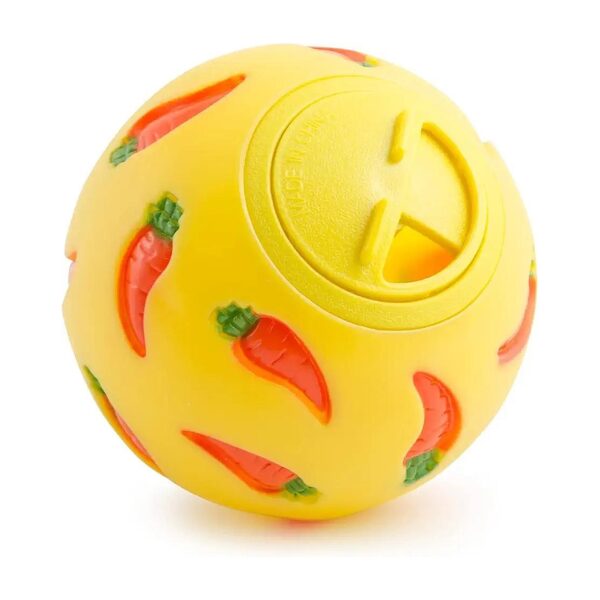 Small Animal Treat Ball for Rabbits Guinea Pigs Hamsters with Adjustable Opening