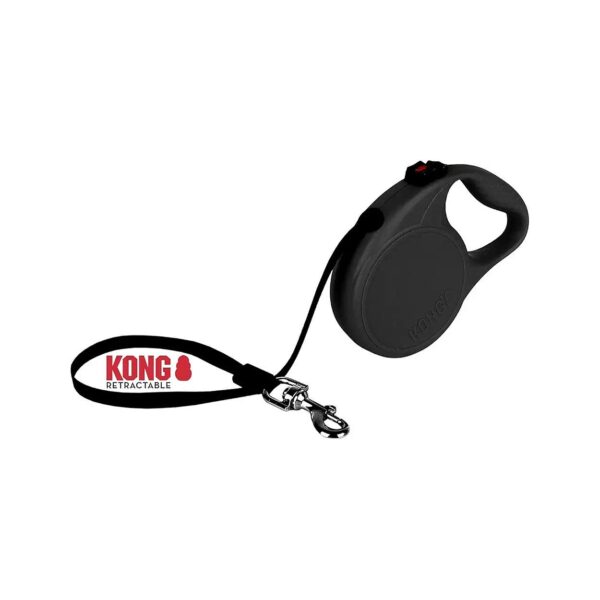 Small Black Nylon Retractable Dog Leash 16 Feet Long In Stock