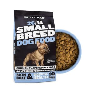 Small Breed Dog Food for Senior Dogs with Chicken and Rice for Healthy Skin and Coat