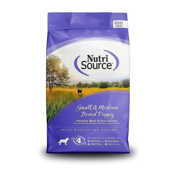 Small Breed Puppy Food with Balanced Nutrients and Wholesome Grains