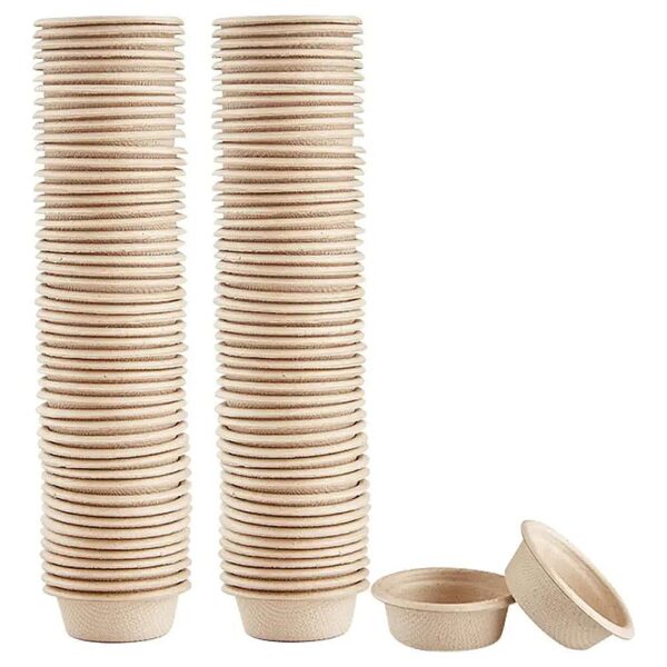 Small Capacity 5 oz Paper Cups for Crested Gecko and Other Reptiles