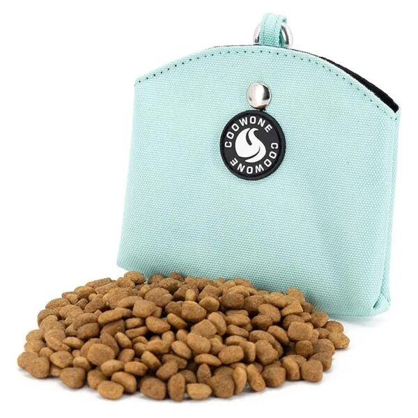 Small Capacity Dog Treat Bag with Magnetic Closure and Adjustable Clip