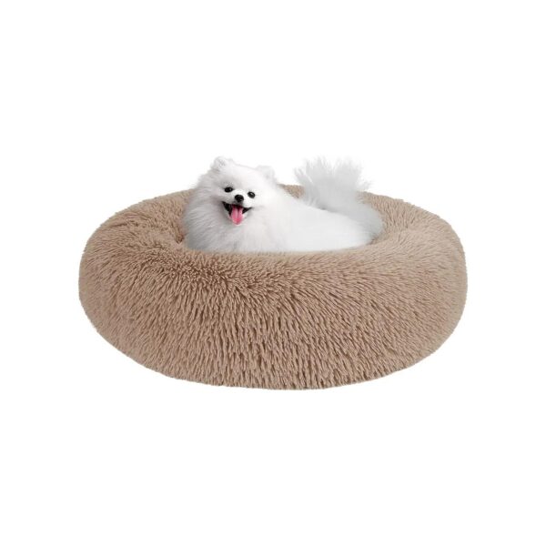 Small Dog Bed with Anti-Anxiety and Soft Faux Fur for Comfortable Rest