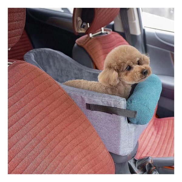 Small Dog Car Seat Oxford Fabric Adjustable Strap Booster Seat