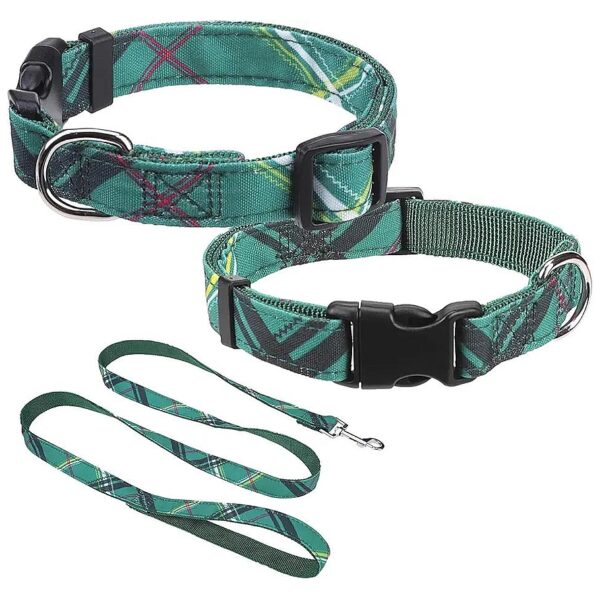 Small Dog Collar and Leash Combo for Chihuahua Yorkie Bulldog Puppies