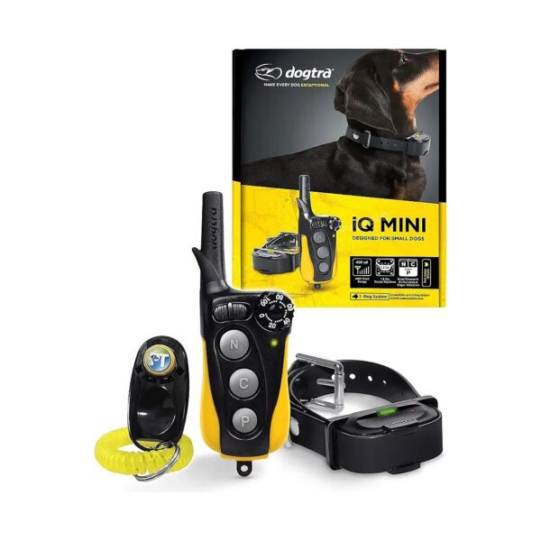 Small Dog Training Solution with Pager Vibration and Remote Training Capability