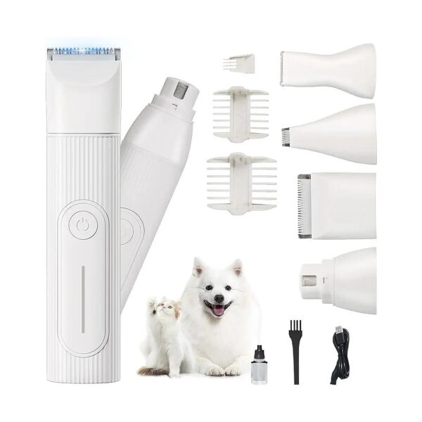 Small Dog and Cat Grooming Kit for Full Body Clipping and Nail Sharpening