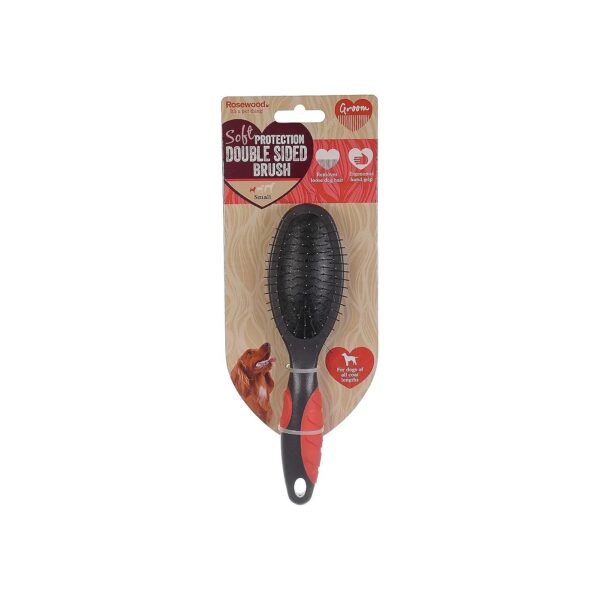 Small Double Sided Brush for Short to Long Coat Dogs and Cats