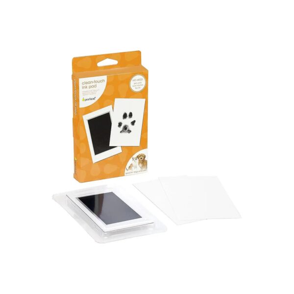 Small Medium Pet Paw Print KeepSake Kit with Clear Inkless Design