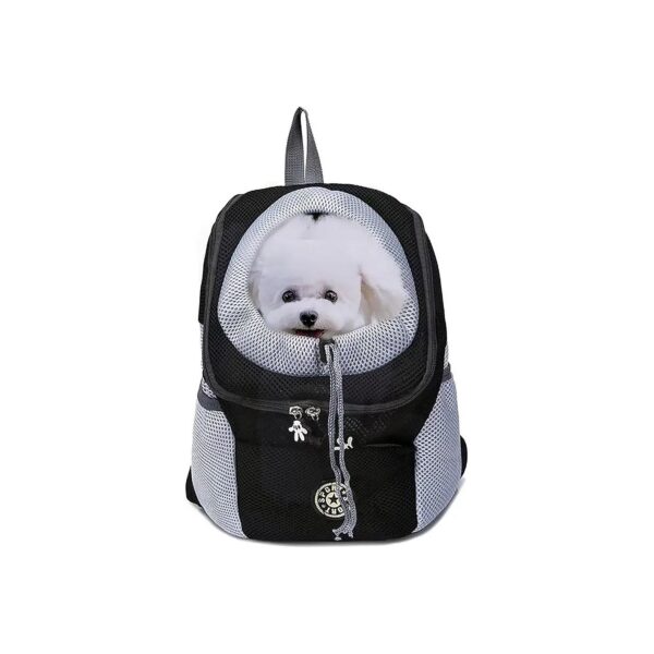 Small Pet Carrier Backpack for Dogs and Cats up to 26 lbs with Breathable Design